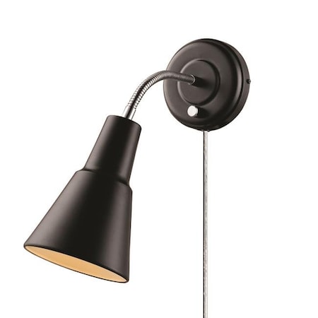 Globe 3000192 Matte Black 1 Lights Wall Sconce 3000192